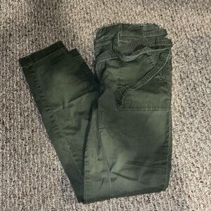 H&M Ankle High Rise Tie Waist Pant